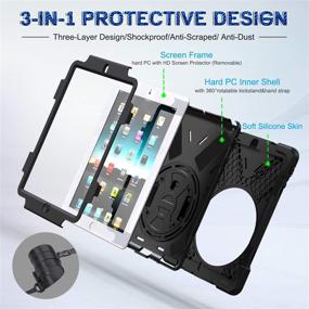 img 2 attached to BRAECNstock IPad Rotatable Kickstand Adjustable Protective