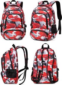 img 3 attached to 🎒 BLUEFAIRY Camouflage Lightweight Backpacks: Ideal for Elementary Kindergarten and Kids