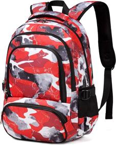 img 4 attached to 🎒 BLUEFAIRY Camouflage Lightweight Backpacks: Ideal for Elementary Kindergarten and Kids