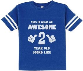 img 4 attached to 🎉 Tstars 2nd Birthday Shirt: Funny Toddler Second Birthday - Awesome 2 Year Old Look