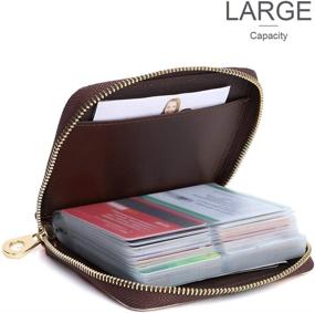 img 3 attached to 👛 Stylish Credit Holder Zipper Cartoon Blocking Women's Handbags & Wallets: Organize your Essentials with Fashionable Convenience