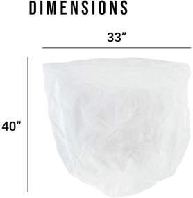img 1 attached to 🗑️ High-Quality Heavy Duty Garbage Bags – 33 Gallon Size, 250-Pack