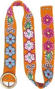 img 4 attached to 🌈 Vibrant and Artistic: Discover Raymis Handmade Colorful Embroidered Prussian Women's Accessories