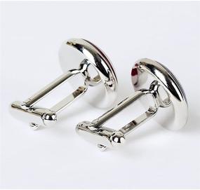 img 3 attached to Kooer Trombone Cufflinks Personalized Instrument