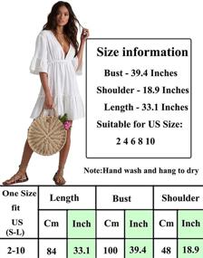 img 1 attached to Bsubseach Pleated Swimsuit Swimwear Beachwear Women's Clothing