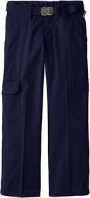 img 2 attached to 👖 Stylish and Practical: French Toast Belted Cargo Pocket Boys' Clothing