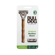 bulldog skincare original 🪒 bamboo razor with bonus blade logo