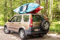 🚣 paddlesports+ kayak roof rack sets for cars and suvs - dual sets with straps - universal fit mounts on crossbars for convenient travel with kayaks, canoes, paddleboards, and surfboards logo