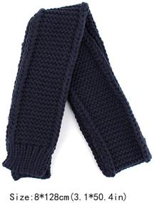 img 2 attached to 🧣 Теплый зимний шарф для малышей CY: Детский одноцветный вязанный шарф, чтобы ваш малыш чувствовал себя уютно.
