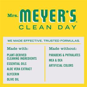 img 1 attached to Mrs. Meyer's Clean Day Liquid Hand Soap Refill (Pack of 6) - Cruelty Free, Biodegradable Formula with Essential Oils - Honeysuckle Scent, 33 oz