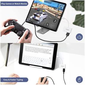img 1 attached to 🖥️ ZAHEMES USB C SD Card Reader: Convenient Type C Memory Card Reader for MacBook, Pad Pro, and More USB C Devices