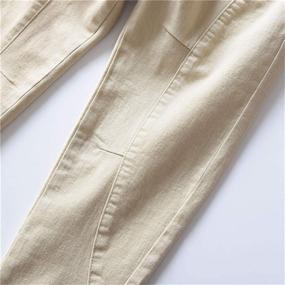 img 2 attached to 👖 Abalacoco Cotton Jogger Sweatpants for Boys' School Clothing