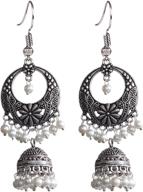 sansar india oxidized chandbali earrings logo