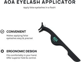 img 1 attached to AOA Natural Handmade Eyelashes Reusable