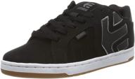 etnies fader skate black medium men's shoes логотип