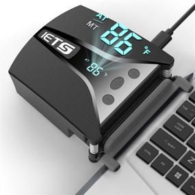 img 4 attached to 🌀 IETS GT202UB Вентилятор-охладитель для ноутбука с вакуумом - Дисплей температуры, интеллектуальное охлаждение, 13 скоростей вращения (Турбо-вентилятор 2600-5000 об/мин) - Идеально подходит для быстрого охлаждения игровых ноутбуков