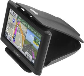 img 4 attached to Versatile Matte Black GPS Dash Mount: Garmin, Tomtom, Magellan, Rand McNally, Navman, & Cell Phone - Non-Slip Dashboard Holder for Satnav