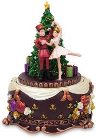 img 4 attached to 🩰 Ballerina Dancing with Nutcracker: Enchanting Spinning Musical Christmas Figurine