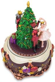 img 2 attached to 🩰 Ballerina Dancing with Nutcracker: Enchanting Spinning Musical Christmas Figurine