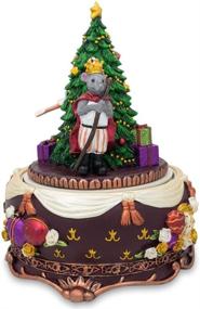 img 3 attached to 🩰 Ballerina Dancing with Nutcracker: Enchanting Spinning Musical Christmas Figurine