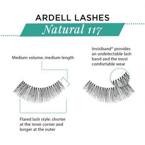 img 1 attached to Ardell Fashion 117 Black Lashes Pair