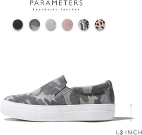 img 3 attached to 👟 Stylish Camouflage Women's Platform Sneakers by DailyShoes - Fashionable Shoes