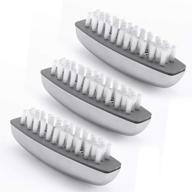 hand and nail brush cleaner with stainless 🧼 steel soap - ultimate cleaning and odor elimination (3 pack) logo