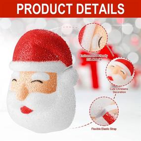 img 2 attached to 🎅 Enhance Your Holiday Décor with Kogonee Christmas Santa Porch Light Covers: 2-Pack Outdoor Light Covers for Festive Christmas Decorations in Front Yard, Garages, Garden, Porch Lamp