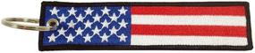 img 1 attached to USA Flag Chain 100 Embroidered
