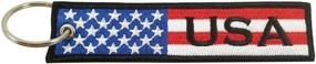 img 2 attached to USA Flag Chain 100 Embroidered