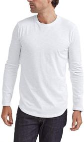 img 4 attached to GOODLIFE Tri Blend Long Sleeve Lightweight Breathable Men's Clothing and T-Shirts & Tanks
