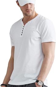 img 3 attached to 💼 LecGee Solid Color Casual Sleeve Men's Shirts for Fashionable Clothing