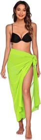 img 1 attached to 👙 Ekouaer Chiffon Bathing Suit Coverup: Women's Clothing and Swimwear Cover-ups