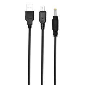 img 4 attached to 🔌 Enhanced Sony PSP USB Charger and Playstation 3 Charger Cable - PSP Power Cord for Sony PSP 1000 2000 3000: USB Data & Charging Cord Combo - 4 ft Length