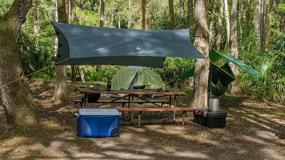 img 3 attached to Apex Camping Shelter/Hammock Tarp by Go Outfitters: Optimized for Outdoor Adventure