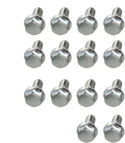 img 1 attached to Spectre Performance Chrome Hex Shoulder Differential Bolt Set (Model 4688)