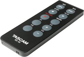 img 2 attached to 🎛️ Tascam RC-10 Remote Control: Wired/Wireless for DR-40 & DR-100MKII, Black - Enhance Performance & Convenience