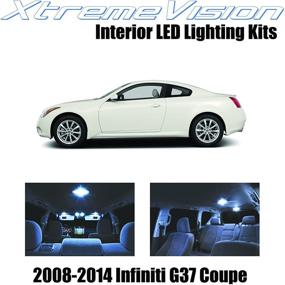 img 4 attached to Enhance Your Infiniti G37 Coupe Interior with Xtremevision LED Kit (2008-2014) – Cool White Light Setup with 9 Pieces & Installation Tool