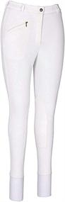 img 1 attached to TuffRider Ladies Patch Breeches Regular Sports & Fitness