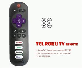 img 3 attached to 📺 Пульт ДУ TCL Roku TV - Оригинальное устройство управления Amaz247 для всех встроенных ТВ TCL ROKU - Не совместим с плеером Roku или Roku Stick.