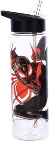 img 3 attached to 24 oz. UV Single-Wall Tritan Water Bottle featuring Marvel Spider-Man Miles Morales