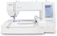 🧵 exploring the janome memory craft 400e embroidery machine: a comprehensive review and buying guide logo