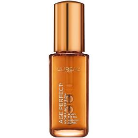 img 4 attached to 👁️ L'Oreal Paris Age Perfect Hydra Nutrition Eye Gel with Manuka Honey and Nurturing Oils – Dry Skin Eye Treatment Gel, De-puffing Rollerballs, Paraben Free, 0.5 fl. oz.