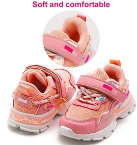 img 3 attached to 👟 LARMAR Kids Sneakers: Lightweight Breathable Athletic Sport Shoes for Boys and Girls (Toddler/Little Kid) - Ideal for Running and Tennis