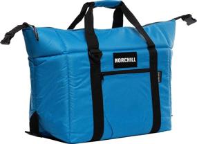 img 3 attached to NorChill Can Voyager Series Insulated Soft Sided Cooler - Available in 12, 24, and 48 Can Sizes, in Red, Blue, or Black Colors