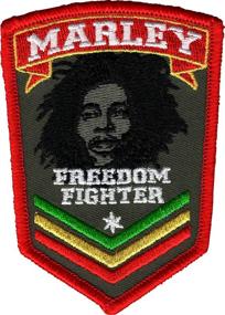 img 1 attached to 🔥 Bob Marley Freedom Fighter Logo Patch - Iron On or Sew On - Shop Now!