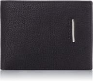 piquadro wallet leather black 257mo logo