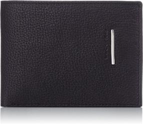 img 4 attached to Piquadro Wallet Leather Black 257MO