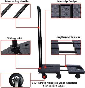 img 3 attached to 🛒 Folding Telescopic Portable Shopping Trolley