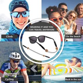 img 2 attached to Регулируемые очки Taste K Sunglasses Basketball